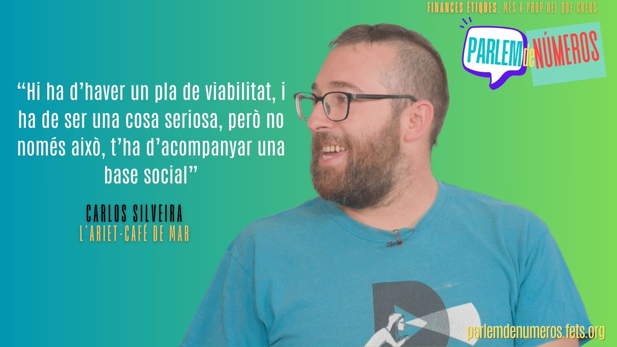 Quins motius van empènyer a Alternativa3, FoodCoop i Café de Mar a treballar amb les #FinancesÈtiques? Comparteixes els seus arguments?

#ParlemdeNúmeros amb entitats que tenen els seus diners alineats amb els seus objectius, escolta-ho a parlemdenumeros.fets.org