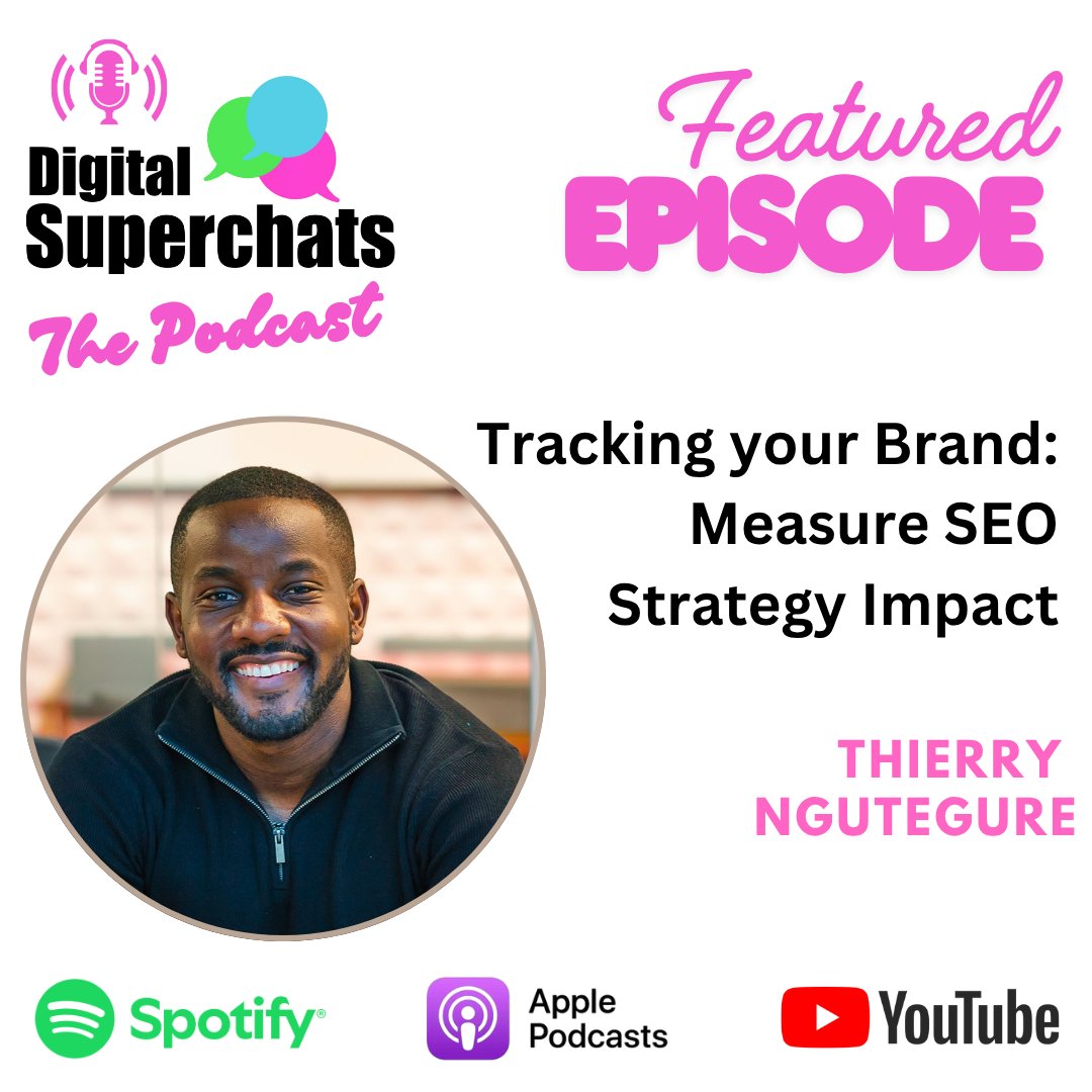 Another "Hall of Fame" episode has been added to our podcast &amp; YouTube Channel! 

Thierry Ngutegure, looks at "Tracking your Brand: Measure SEO Strategy Impact".🎧Listen to Spotify episode: 
open.spotify.com/episode/1QquXV…