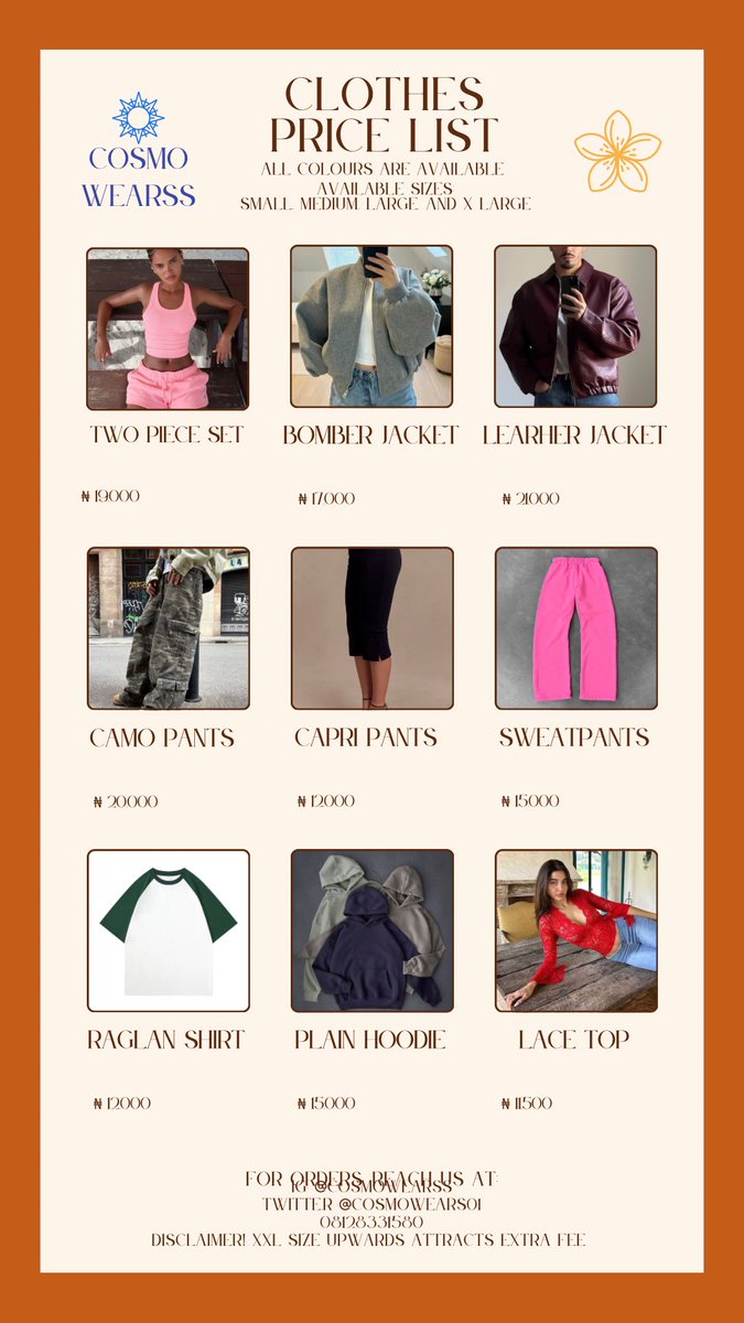 Cosmowears01's tweet photo. Hi, I’m Cosmowearss 👋
I make custom outfits for all ages; crop tops, cargos, hoodies &amp; more.
Quality, comfort &amp; style you’ll love ❤️ https://t.co/uFNxaI5LjP