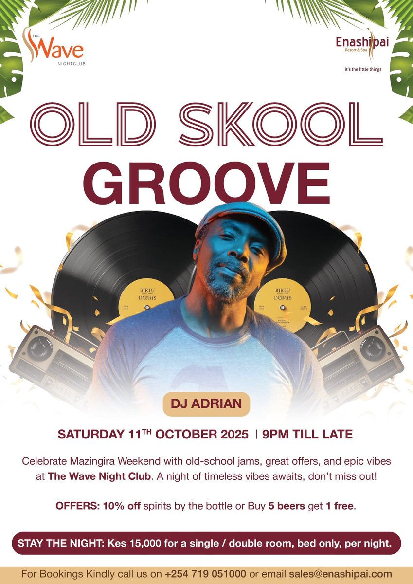 Long Weekend Loading. #RoadTrip!!
 Lets Meet In Naivasha This Saturday, October 11th At <a href="/WaveNightclub/">Wave Nightclub</a> At  <a href="/Enashipai/">Enashipai Resort & Spa</a>