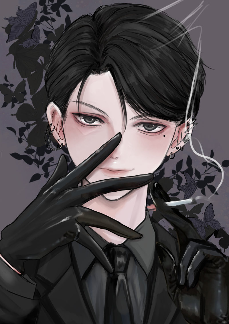 「黒い捜査一課の刑事さん #oc」|rabbitのイラスト
