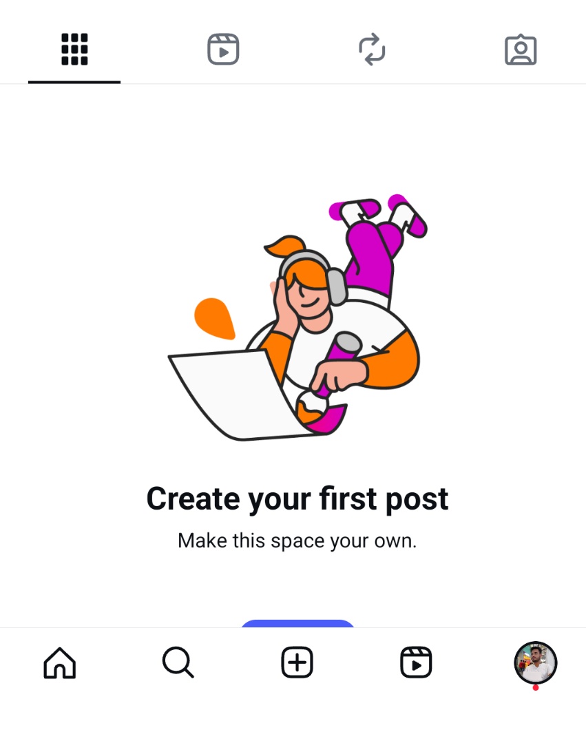 amritrathode's tweet photo. What's happening suddenly guys, I can't see my @instagram photos in my profile feed. It seems like a bug in mobile devices.
I can see on desktop/laptop.
Please fix it @instagram asap.
#instagramdown #InstagramBug https://t.co/6GZ8v8H4TR