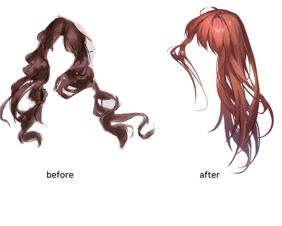 📘습작으로 보는 내 그림 변화..

설명할 수 없는 감각으로 그렸을 때랑
감을 언어로도 설명할 수 있을 때
그림 안정성 차이가 이렇게 나는😂

나만의 기준없이 왼쪽처럼 그리면 완성까지 수정의 늪에 빠지고 기간도 길어짐 머리카락만 하루 종일 그려도 완성을 못함