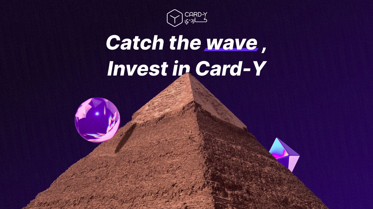 🌊 Catch the wave, invest in Card-Y! 🌊

We built Card-Y to unlock financial freedom for thousands across Egypt. Now we’re opening the door for our community to own a piece of this journey.
🚀 Already:
23,000+ users
$300K processed
1,600+ active cards
4.5★ Trustpilot score

And