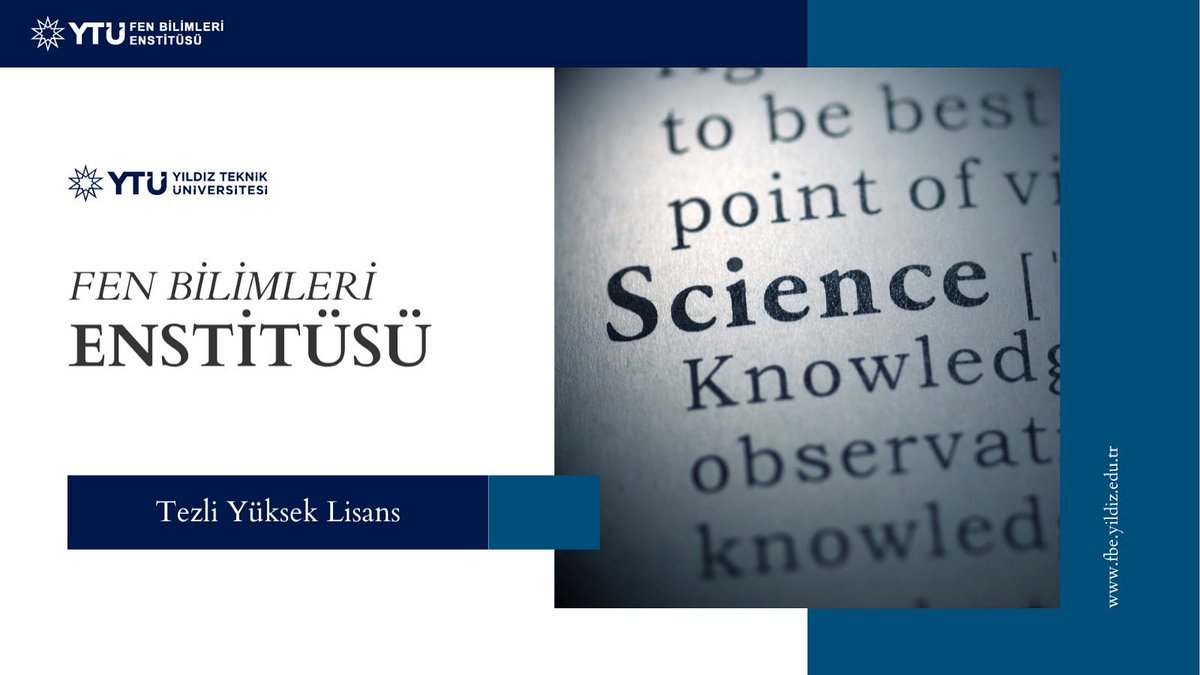 Tezli yüksek lisans programlarımızın süreçlerini anlattığımız bilgilendirici videomuz YouTube kanalımızda yayında!
📌 Ders ve mezuniyet aşamalarına dair tüm detayları öğrenmek için videomuzu izleyebilirsiniz.
👉 İzlemek için: youtube.com/watch?v=tbNFxL…