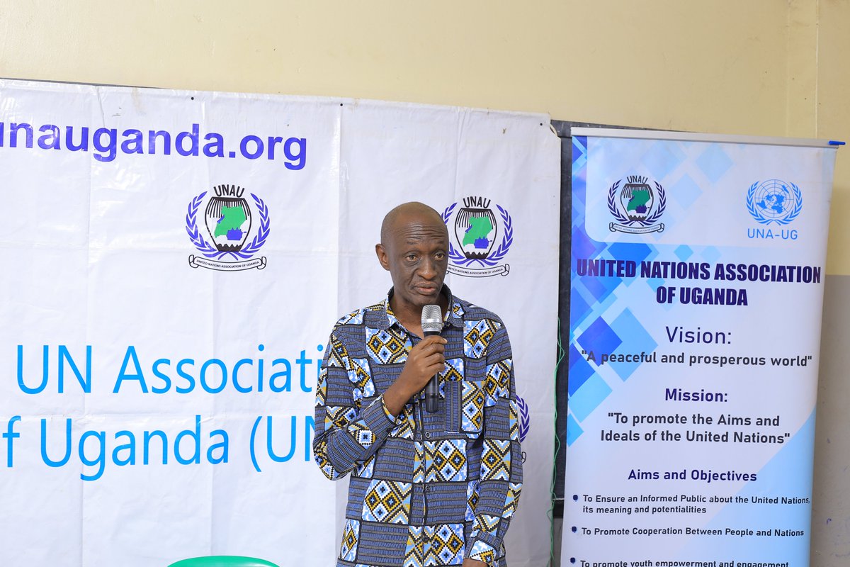 UNAUGANDA's tweet photo. Young people were once called the leaders of tomorrow, but that tomorrow is already here, and they are leading today.

The Secretary-General, @BagumaRT, called on youths to embrace global citizenship, challenge mediocrity, preserve the best in their cultures, and nurture the seeds of purpose sown within them, with the confidence that they can.

Among the pressing issues facing young people is the deceptive influence of the tobacco industry, which continues to push harmful products through enticing and manipulative tactics. This reality was powerfully unpacked by @azizagaba from @unhco, who joined as a special guest during the Uganda Model United Nations Conference 2025.
#UMUN2025
#UN80
#SDGsAt10