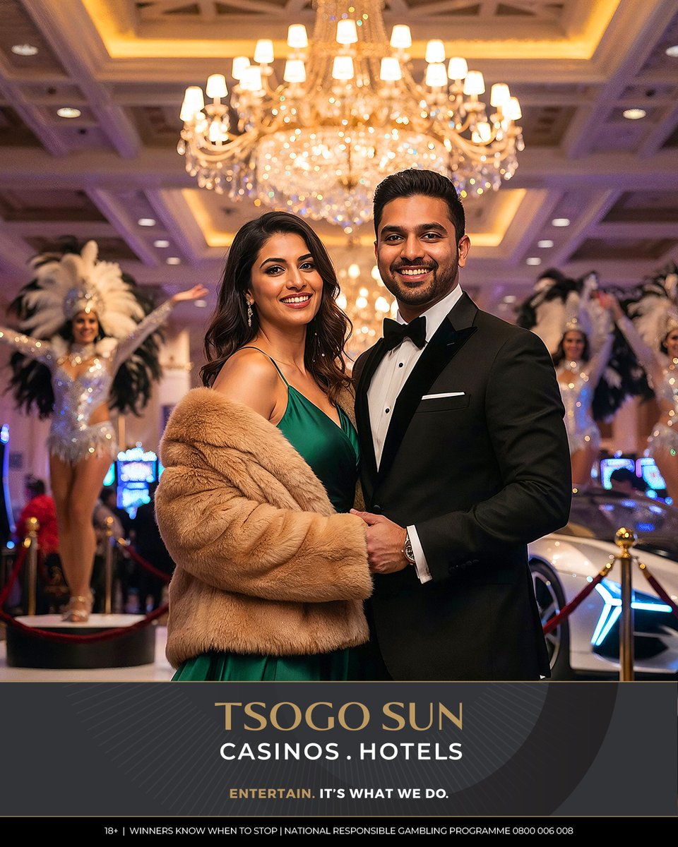 tsogosun's tweet photo. Ready, set, spin. Feel the thrill of the floor and chase that winning streak at our Tsogo Sun casinos. 🎰💥 #PlayTheMoment #TsogoSun https://t.co/jo8dglTwd5