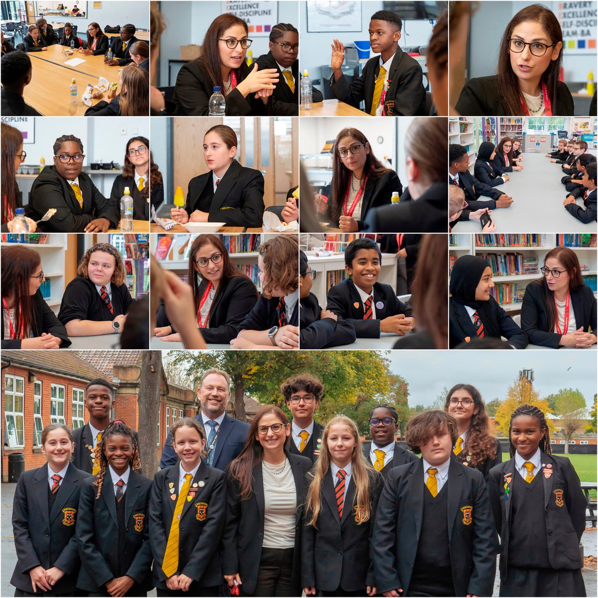 Students had the privilege of welcoming local MP <a href="/Nesil_Caliskan/">Nesil Caliskan</a>. They spoke proudly about their bravery in embracing new challenges. Ms Caliskan also took the time to listen to their thoughts on the challenges they face.

Full Story: bit.ly/46KajQ0