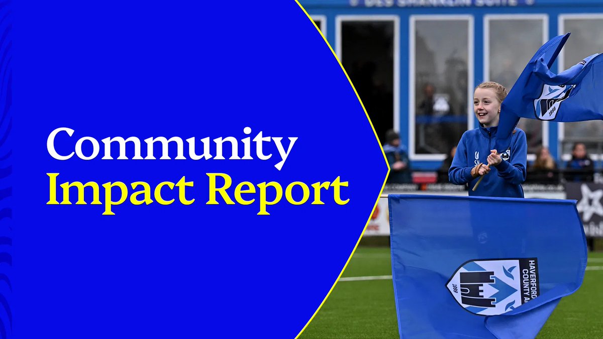 To celebrate Community Week 2025, every day this week we will be featuring the community work that goes on at Haverfordwest County 💙

To kick-start the week, we are taking a closer look at our recently-released Community Impact Report! 🔍

Read here ➡️ bit.ly/4qbgMg2