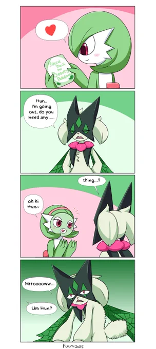 The mask triggered Meowbro's cat behavior
#ポケモン #ポケモン絵描きさんと繋がりたい #マスカーニャ #サーナイト 