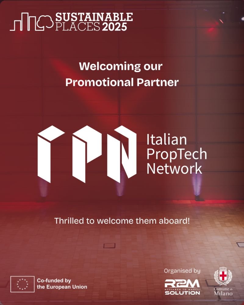 Excited to welcome Italian Prop Tech Network leading the “Data Centers, Digital Twins &amp; AI for Sustainability” session at #SustainablePlaces2025 on Oct 9! Connecting startups, researchers &amp; industry for smarter, greener cities 🌍 Join us Oct 8–10 👉 lnkd.in/dYDBmhC