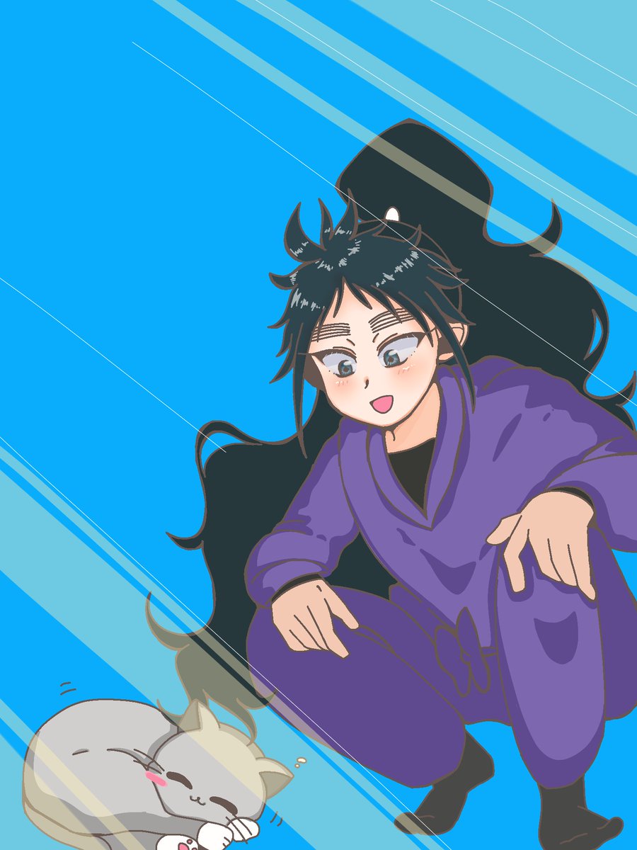 最近忙し過ぎて全く描けん、、、🥲
久々に描いた(⊡̿_⊡̿)と🐱