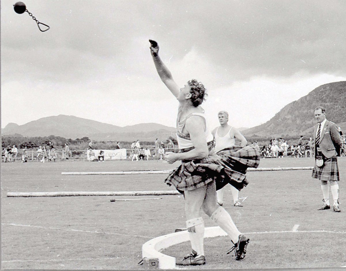HighlandHistory's tweet image. Hammer throwing at a Highland Games is the subject of today's #mysteryphoto (no. 356) but which Highland Games? If you recognise the location, please get in touch so I can update the catalogue record. Thank you!