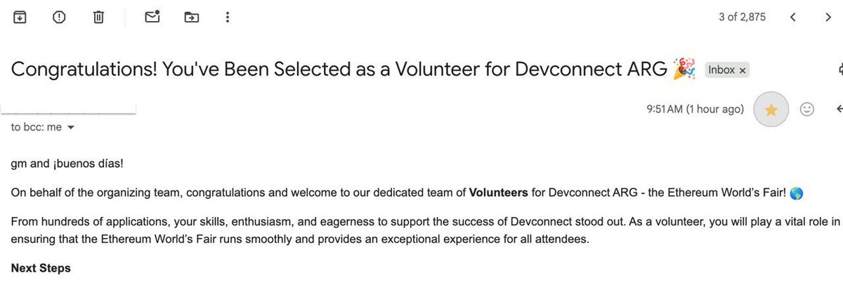 luxurynad's tweet image. Hey Frens! I&apos;m excited to share that I&apos;ve been selected as a volunteer for #DevConnect2025 in Argentina! 🇦🇷 

While the ticket is free, I need help covering travel and accommodation costs. I&apos;m reaching out for support - any amount counts! 

I have less than 15 days to raise…