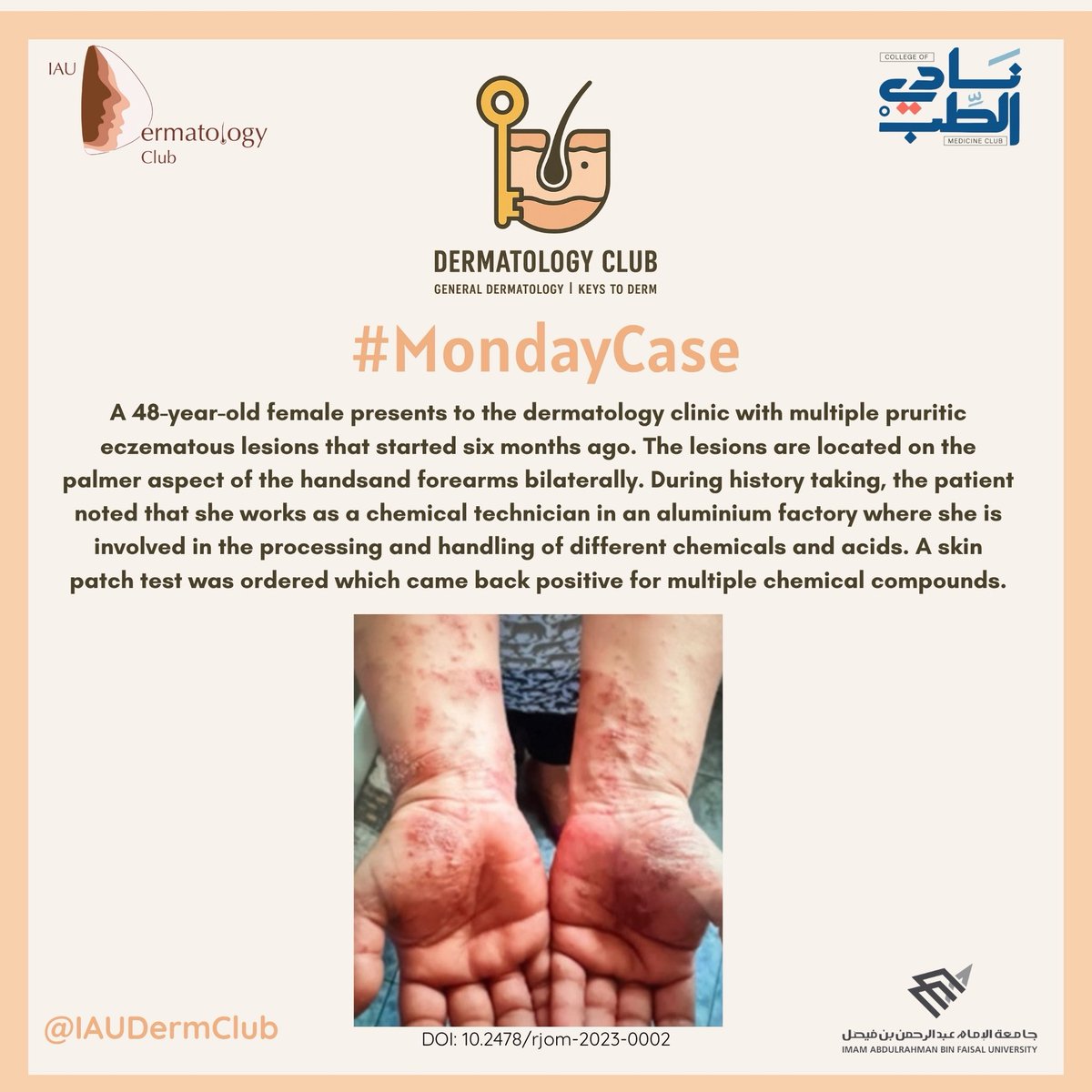 Dermatology Club tweet media