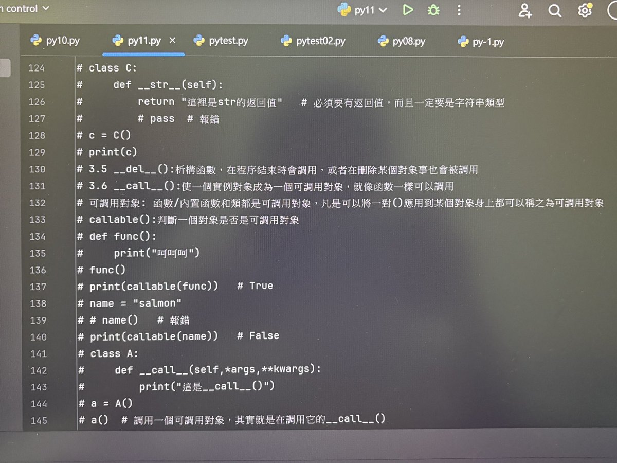 Python14159's tweet image. Python中的魔➚術➘技➘巧➚

__xxx__()是魔術方法
沒有()是魔術屬性

#第七天 #python #pythonlearning