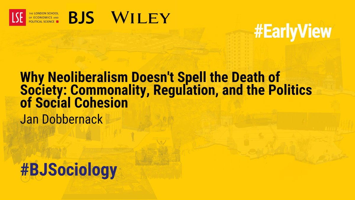 BJSociology's tweet image. This paper problematises perspectives that treat the social as an artefact of administrative practice or that prioritise experiences of moral purpose and commonality, arguing that such positions risk mythologising ‘society’.

#EarlyView in #BJS ➡️ buff.ly/iv5J1sg