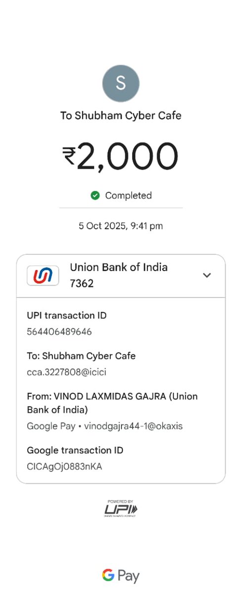 Heet_gajra2's tweet photo. 1/7 My father was scammed of ₹18,000 via UPI impersonation. Fraudster posed as our trusted vendor, claimed a medical emergency, and pressured him on call to transfer ₹10K, ₹6K &amp; ₹2K. Fake refund screenshots lulled him into false security. #UPIFraud https://t.co/okJ10qxuQL