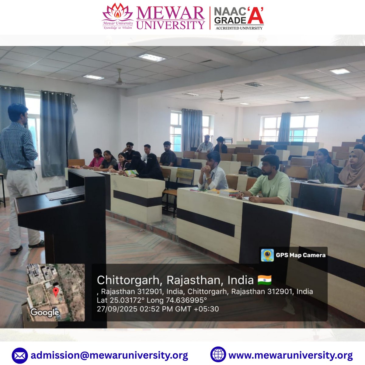 universitymewar's tweet image. 💡The Faculty of Law, #MewarUniversity, organized a #ValueAddedCourse on “Intellectual Property Rights” (IPR) to enhance students’ understanding of legal frameworks protecting creativity and innovation.
#IPR #IntellectualPropertyRights #LegalStudies #Innovation #Education
