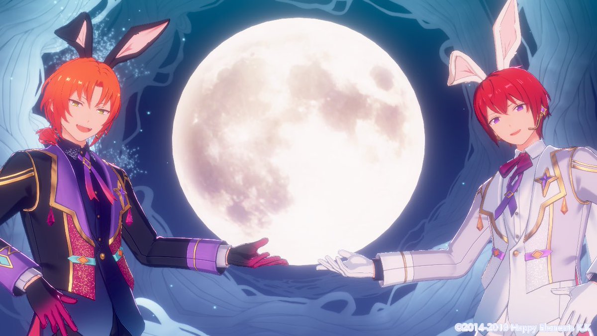 #メガフォトバトル 

今回のシーズンフォトテーマは
「月夜に照らされて」✨️

このフォトでエントリーしたよ☆

#あんスタ