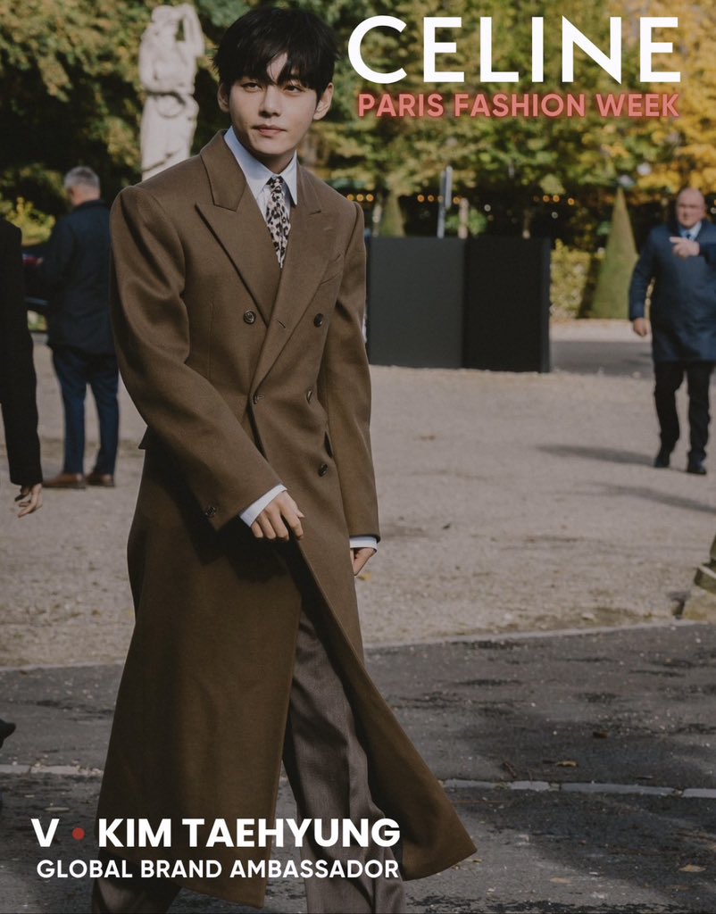 mouseShene's tweet photo. His ability to blend high fashion with his distinctive personal flair made his appearance at the Celine presentation an absolutely unforgettable highlight. V AT CELINE FASHION SHOW 
TAEHYUNG TAEHYUNG 
#VxCelineEte26 #VxCELINEPFW 
#TAEHYUNGXCELINE
@celineofficial https://t.co/TKuKdiJ2Q1