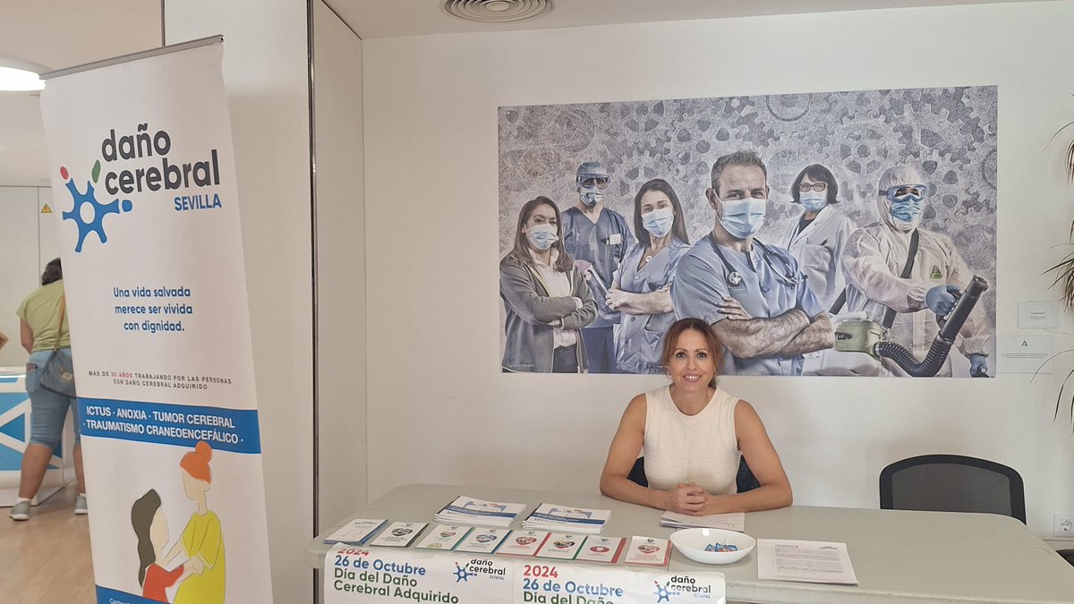 🧠La Asociación <a href="/DanoCerebralSev/">Daño Cerebral Sevilla</a> ha instalado una mesa informativa en el hall del <a href="/HUVMacarena/">Hospital Virgen Macarena</a> para concienciar sobre las secuelas de las lesiones cerebrales causadas en la mayoría de los casos por un ictus o un traumatismo craneoencefálico. 

🗓️El próximo 26 de octubre se