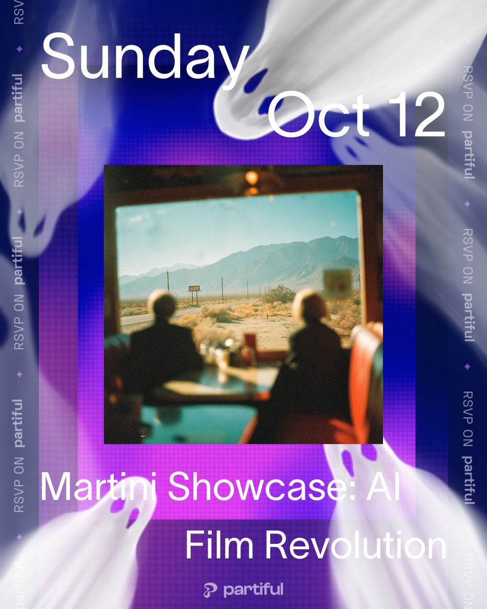 🎈 October 12, 5 PM in San Francisco

I am hosting an <a href="/Techweek_/">Tech Week</a>  event that brings together leading filmmakers, AI artists, engineers and investors to explore the new frontier of cinematic storytelling.

Attendees can look forward to:
- AI film screenings
- Honest creator