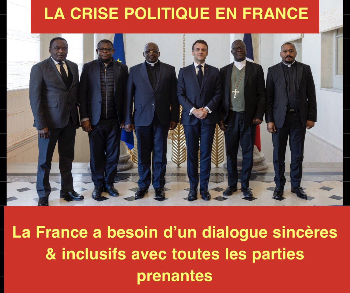 Il n'y a pas de crise politique en RDC. vous avez maintenant la possibilité d'aller aider Macron. dans sa crise politique