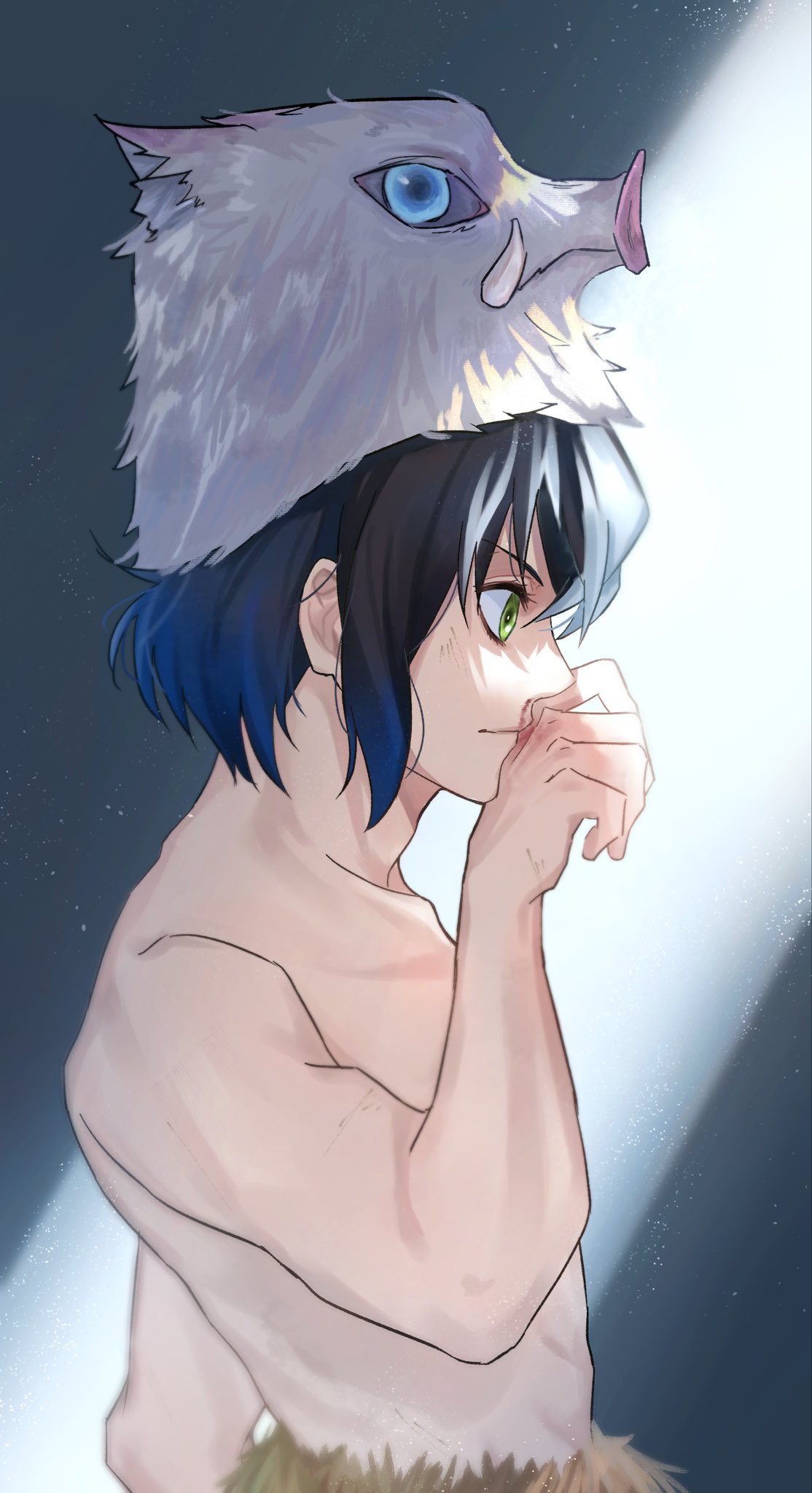 嘴平伊之助ページ 嘴平伊之助ページ 鬼滅の刃] 嘴平伊之助 X2V2 Gaming Mouse