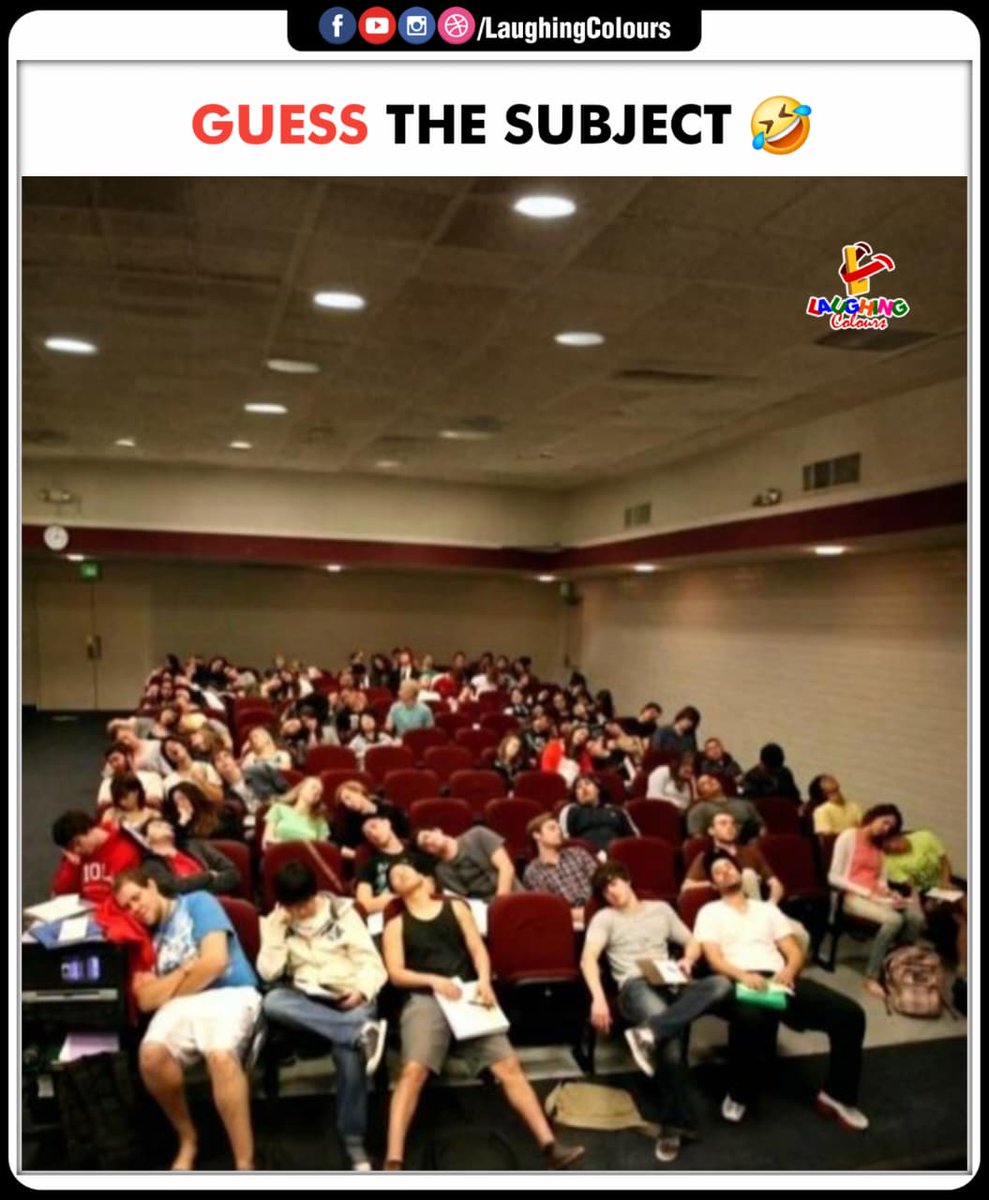 LaughingColours's tweet image. Most boring lecture ever 😴

#CollegeLife #StudentHumor #FunnyMeme #ClassroomVibes #Relatable #Education