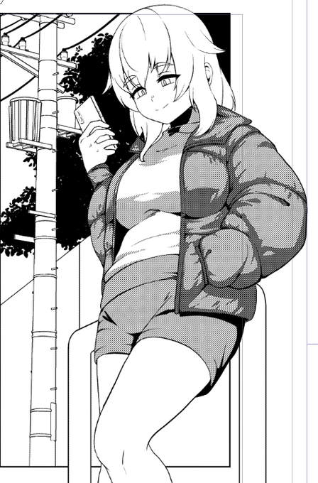 当社比可愛く描けてる1号ちゃん見て(TL浄化) 