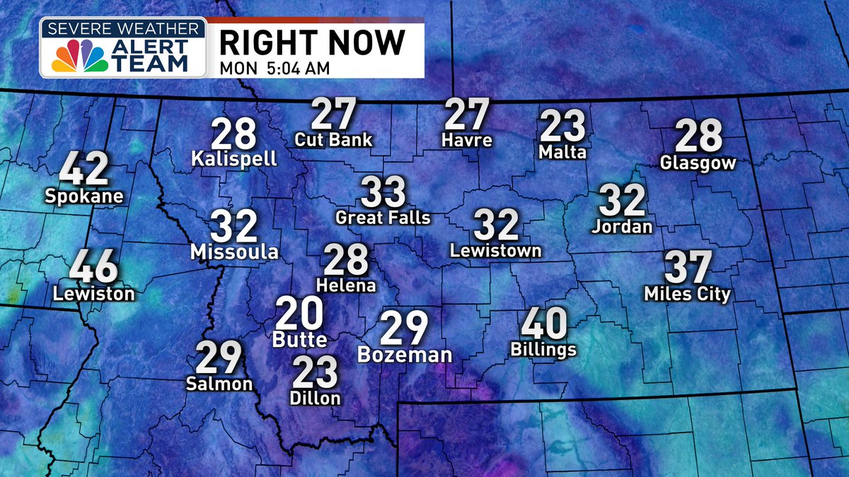 A FREEZE WARNING is in effect until 10 AM Monday for the Flathead/Mission Valleys and the Missoula/Bitterroot Valleys. Sub-freezing temperatures in the low to mid 20s expected in the Flathead, Mission and Bitterroot Valleys.

bit.ly/4gXdNUc