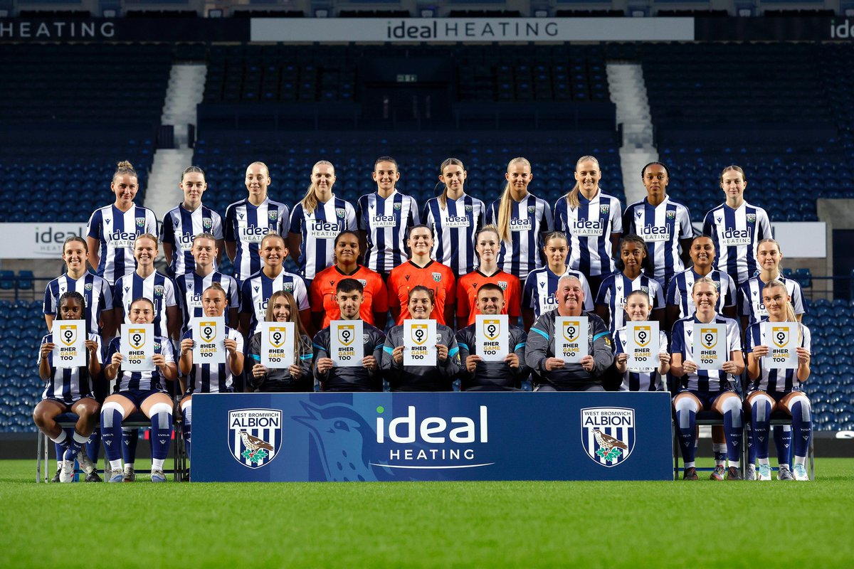 💙💛
<a href="/WBAWomen/">West Bromwich Albion Women</a> x <a href="/HerGameToo/">Her Game Too</a> 

#WBA #HerGameToo #HGT
