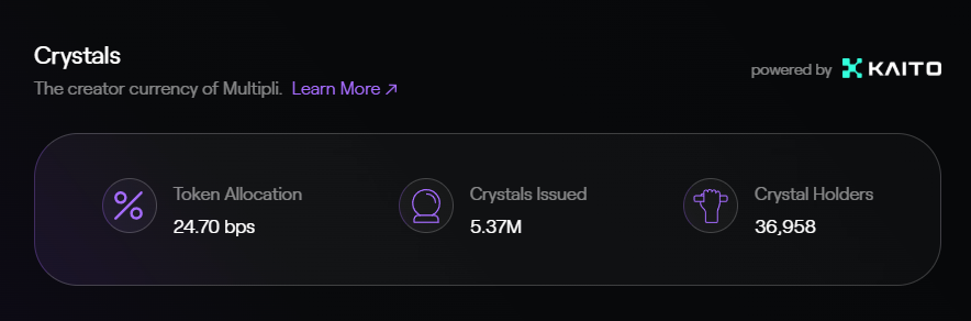 in two days <a href="/multiplifi/">Multipli.fi</a> get 30k new crystal holders by greatly diluting the emission, 99% of them are bots

I have always been skeptical about "follow" format tasks,this always ends with an influx of bots

the team has already responded to this and will solve this problem

but