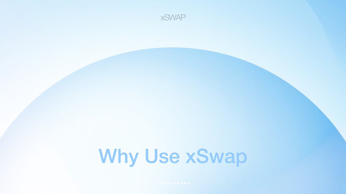 xswapms's tweet photo. Why Use xSwap? 🌐

xSwap moves your tokens across chains in one click and no extra bridges or apps. One swap. One transaction. Done.

Enjoy faster execution and lower gas in a single effortless flow. https://t.co/twHIlO41se