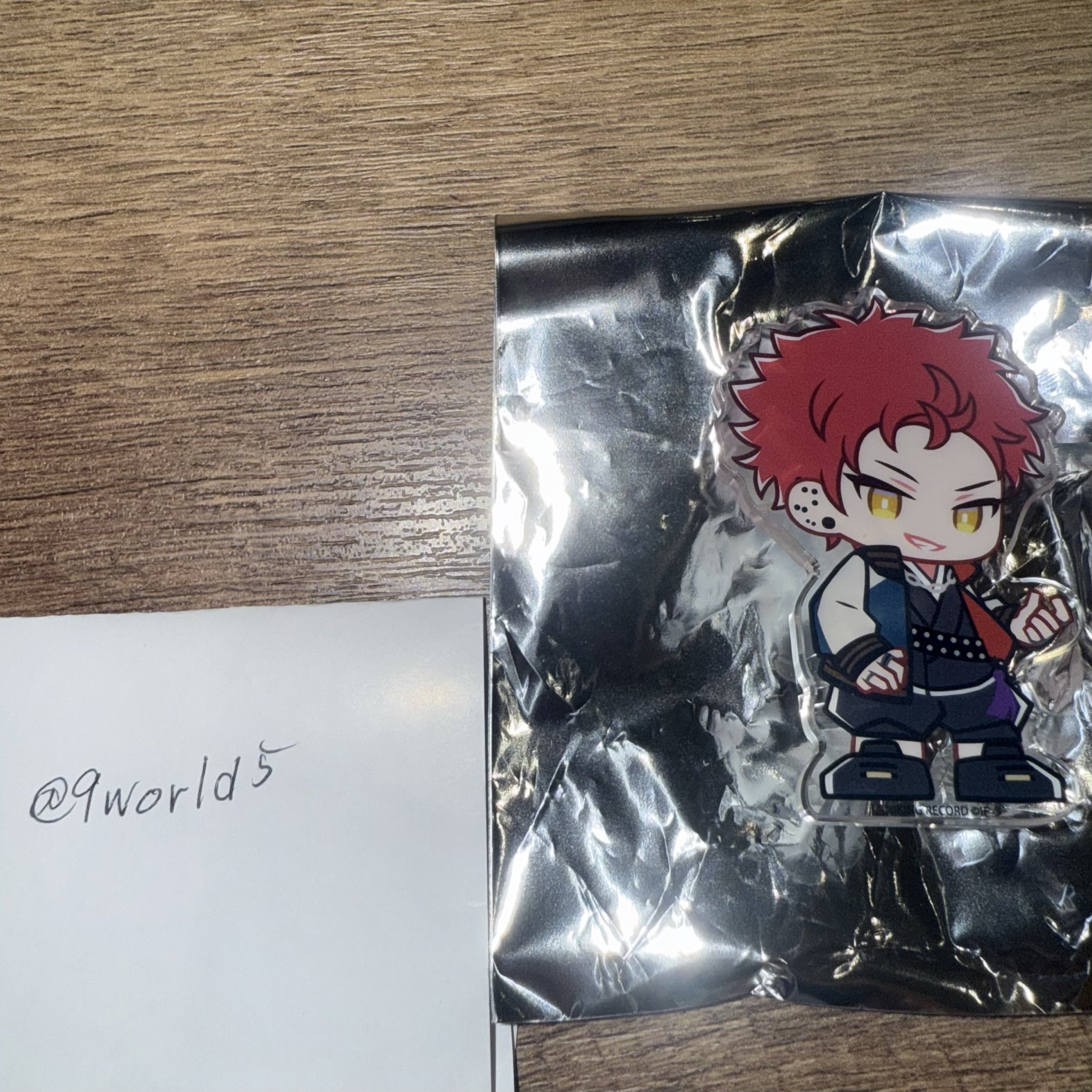 ヒプマイ 11th くじ ちびキャラリング リフレクターキーホルダー 左馬