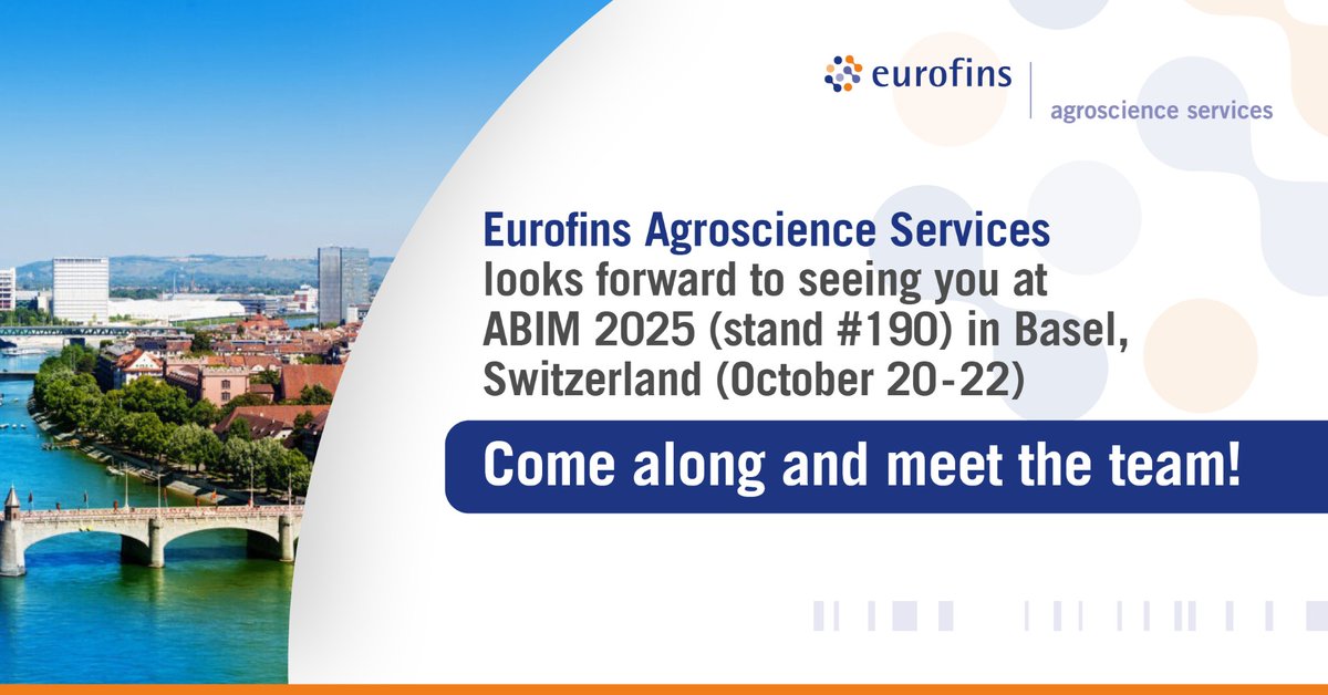 #ABIM2025 is nearly here! 
Our team is thrilled to be part of this event and ready to share the latest developments in the field and capabilities for your biologicals. 

Visit us at stand #190 from 20-22 October.
 
See you in Basel!

#teameas #biologicals #regulatoryconsultancy