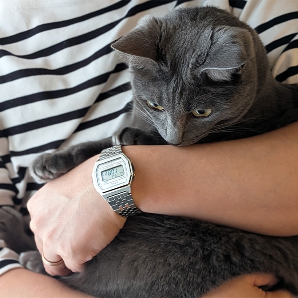 CASIO】オンラインストアで予約完売していたシルバー（A1000A-7JF）が