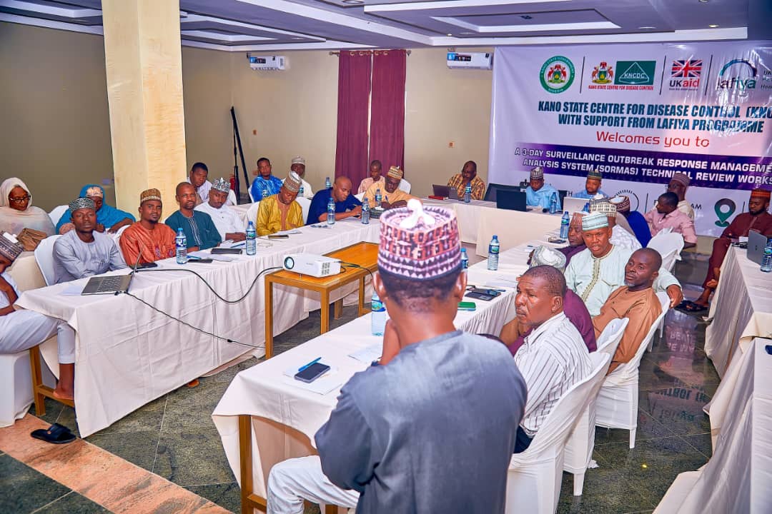 KNCDC, with support from the Lafiya Programme, held a 3-day #SORMAS Technical Review Workshop in Zaria focusing on strengthening outbreak detection and response, building integrated disease surveillance and response (IDSR) data capacity, and advancing digital health systems.