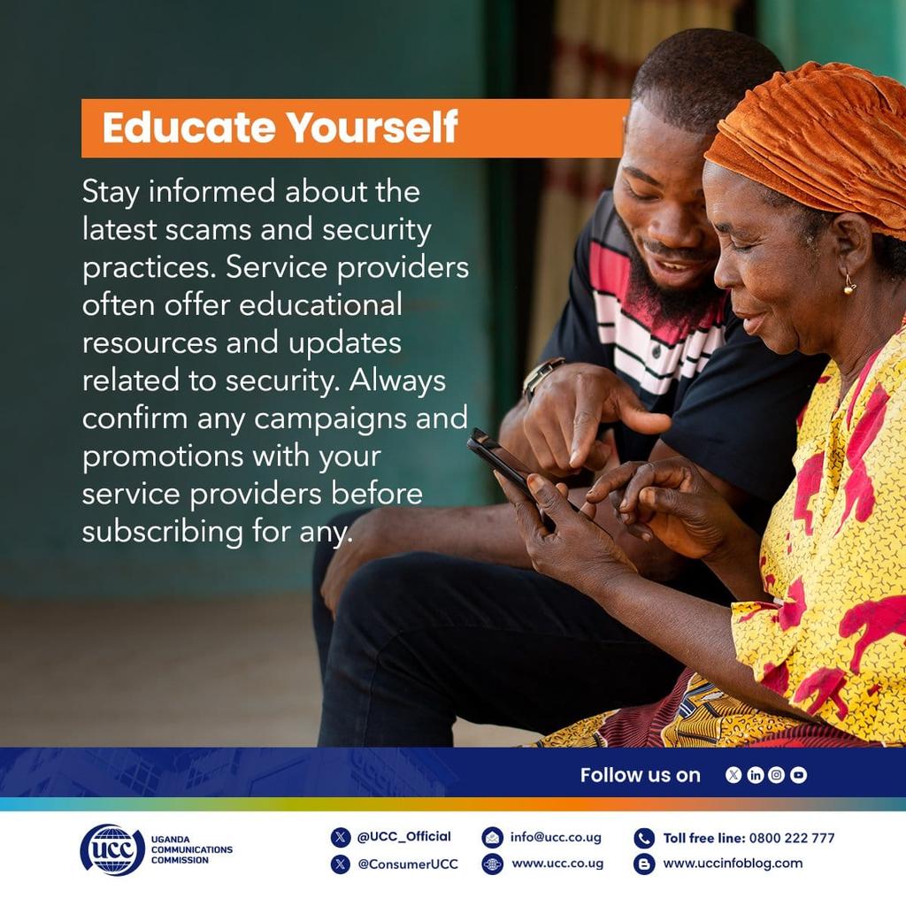 seekasound's tweet image. Yes, you can educate yourself!
#GoldenPosts 
#SIMUKLEAR
#MobileMoneyFraud
.@ConsumerUCC 
.@UCC_Official 
.@UCC_ED 
.@bbossa 
.@GCICUganda