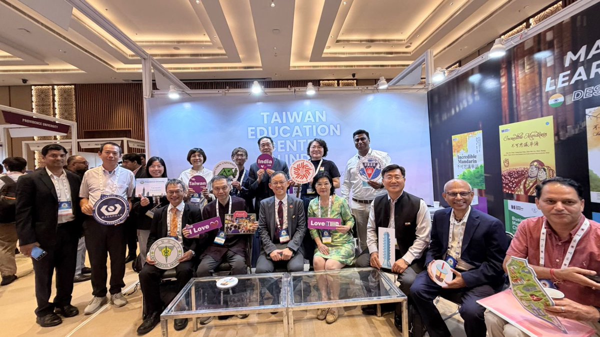 🎓 Taiwan Pavilion at the 20th FICCI Higher Education Summit 2025 🇹🇼🤝🇮🇳

We’re excited to announce that Taiwan is joining the 20th FICCI Higher Education Summit as this year’s International Partner! 🌏✨

📍 Date: October 6–7, 2025
📍 Venue: Bharat Mandapam Convention Centre,