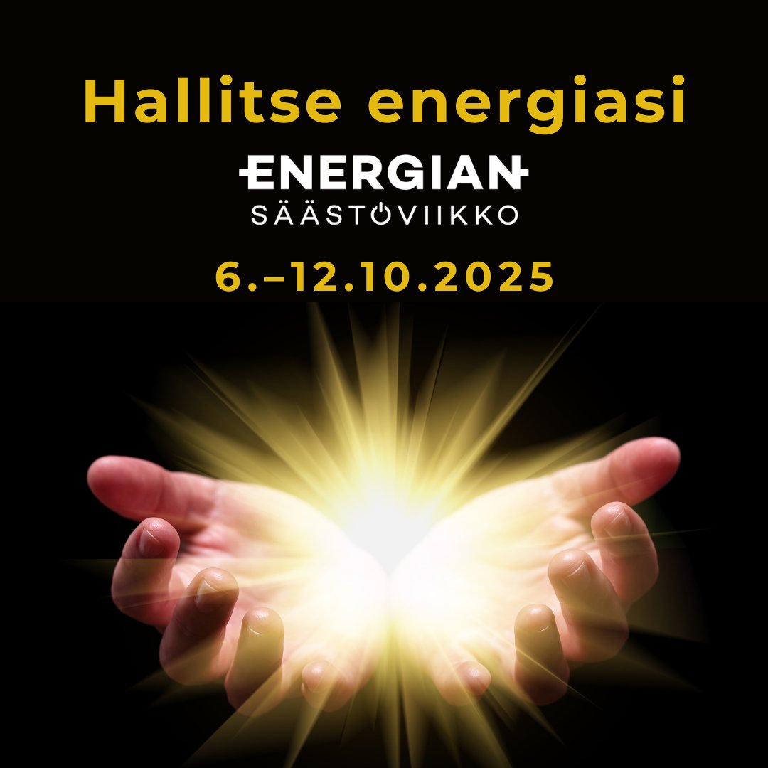 Energiansäästöviikko on täällä! ⚡️🙌

💡 Voit aloittaa ottamalla energiasi haltuun linkin vinkeillä, energiansaastoviikko.fi/saastovinkit/k…

💡 Tutustu muihin sääsövinkkeihin linkistä, energiansaastoviikko.fi/saastovinkit

#energianeuvonta #asiaaenergiasta #energiansäästöviikko #energia
