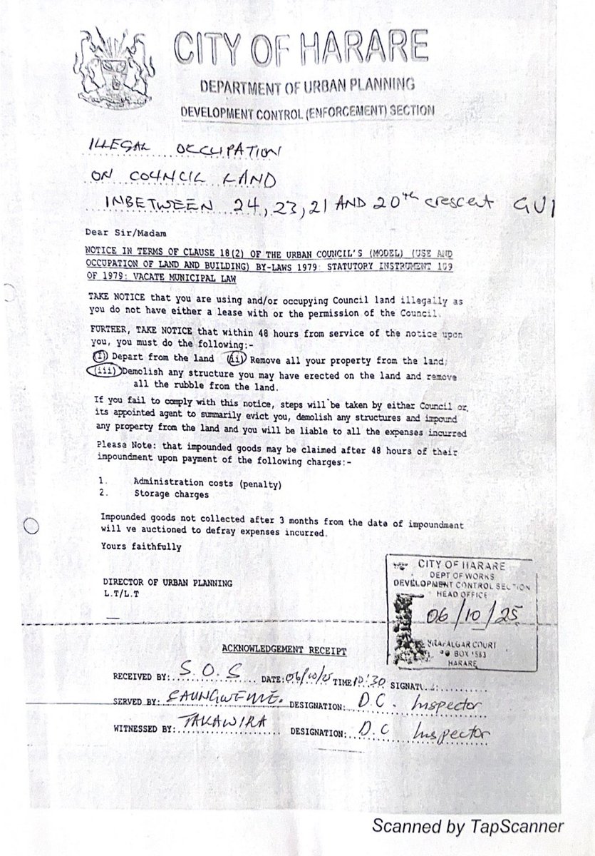 CHRA Harare tweet media