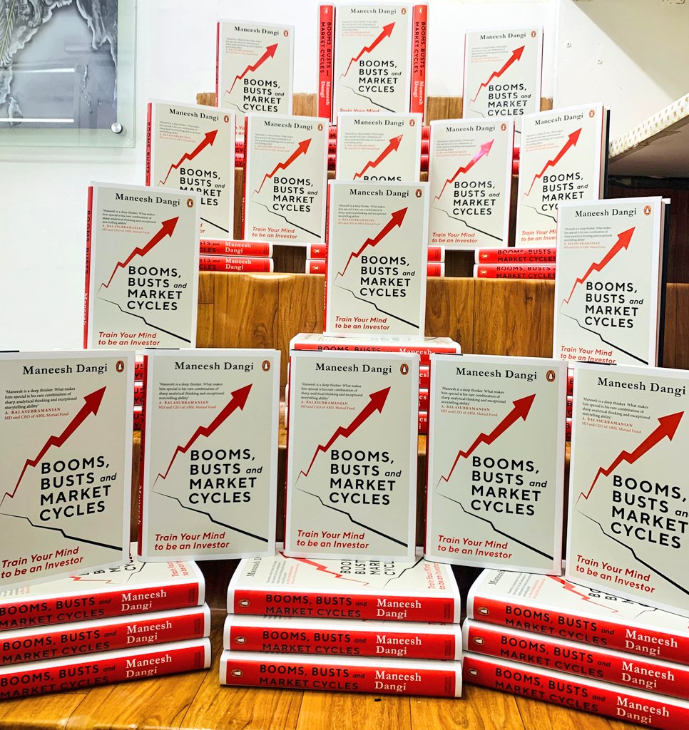 PadhegaIndia_'s tweet image. #NewBookAlert 🪷
Presenting the much-awaited book : Booms, Busts And Market Cycles - Train Your Mind To Be An Investor by Maneesh Dangi (@notarandomwalk), published by @PenguinIndia.
Shipping of Pre-orders begin soon.
#BuyOriginal 💮 #BuyFromPI
Order 👉 padhegaindia.in/product/booms-…