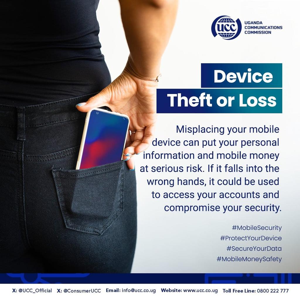 seekasound's tweet image. Device Theft or Loss, blad you ain&apos;t safe!
#GoldenPosts 
#MobileSecurity
#ProtectYourDevice
#SecureYourdata
#SIMUKLEAR
#MobileMoneyFraud
#MobileMoneySafety
.@ConsumerUCC 
.@UCC_Official 
.@UCC_ED 
.@IBbossa 
.@GCICUganda