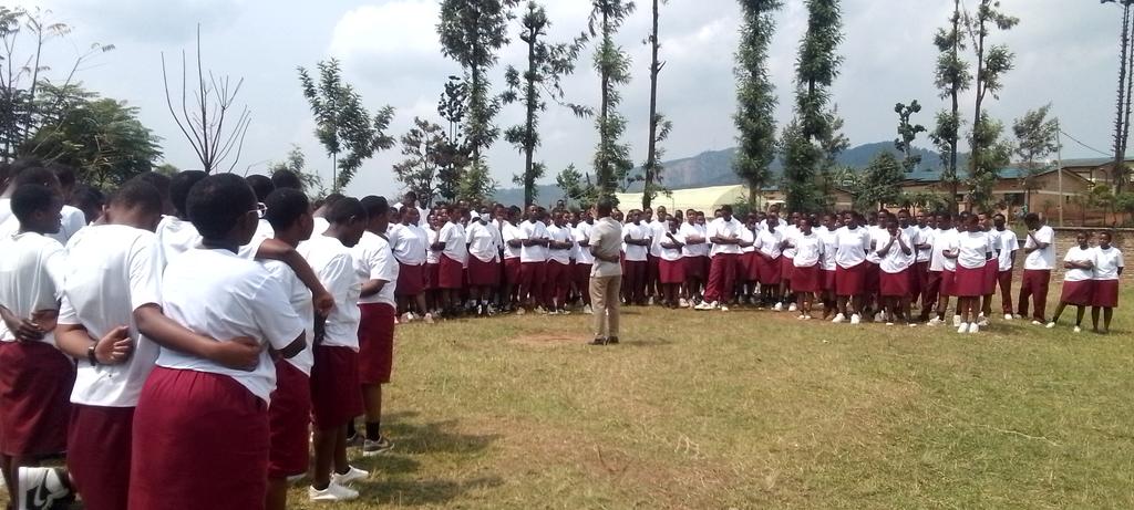 Sensitization is going on about climate change this is studunts of ACEJ KARAMA TSS