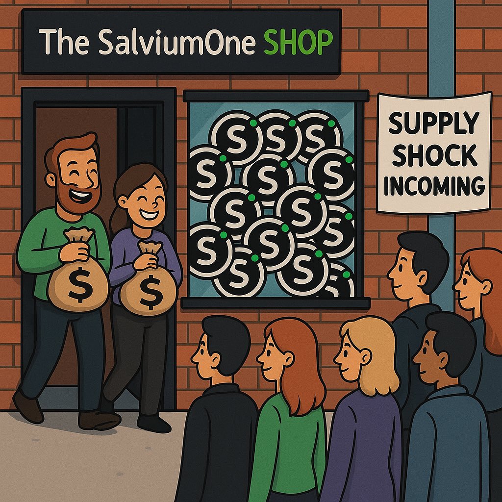 The first buyers already left with bags full of gains 😏
Everyone else is still waiting in line… $SAL <a href="/salvium_io/">Salvium</a>