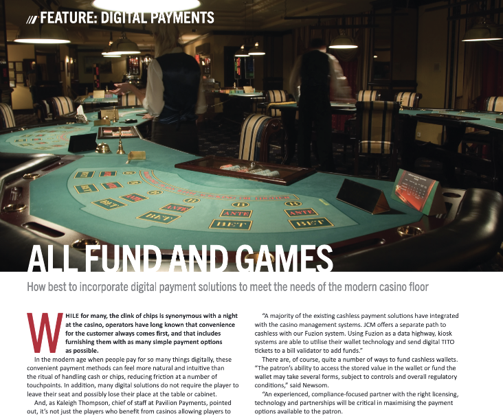 InterGameLtd's tweet photo. How best to incorporate digital payment solutions to meet the needs of the modern casino floor:
https://t.co/4dLbRSUo1u

#casino #landbased #G2E #LasVegas #playertracking #digitalpayments https://t.co/Ytm7xnnC3i