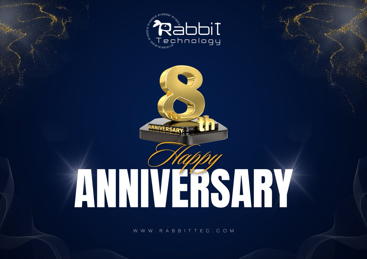 tecrabbit1's tweet image. 8 years.
Endless innovation.
One amazing journey — and it’s just the beginning. 🚀
#RabbitTechnology #8YearsOfSuccess #Innovation