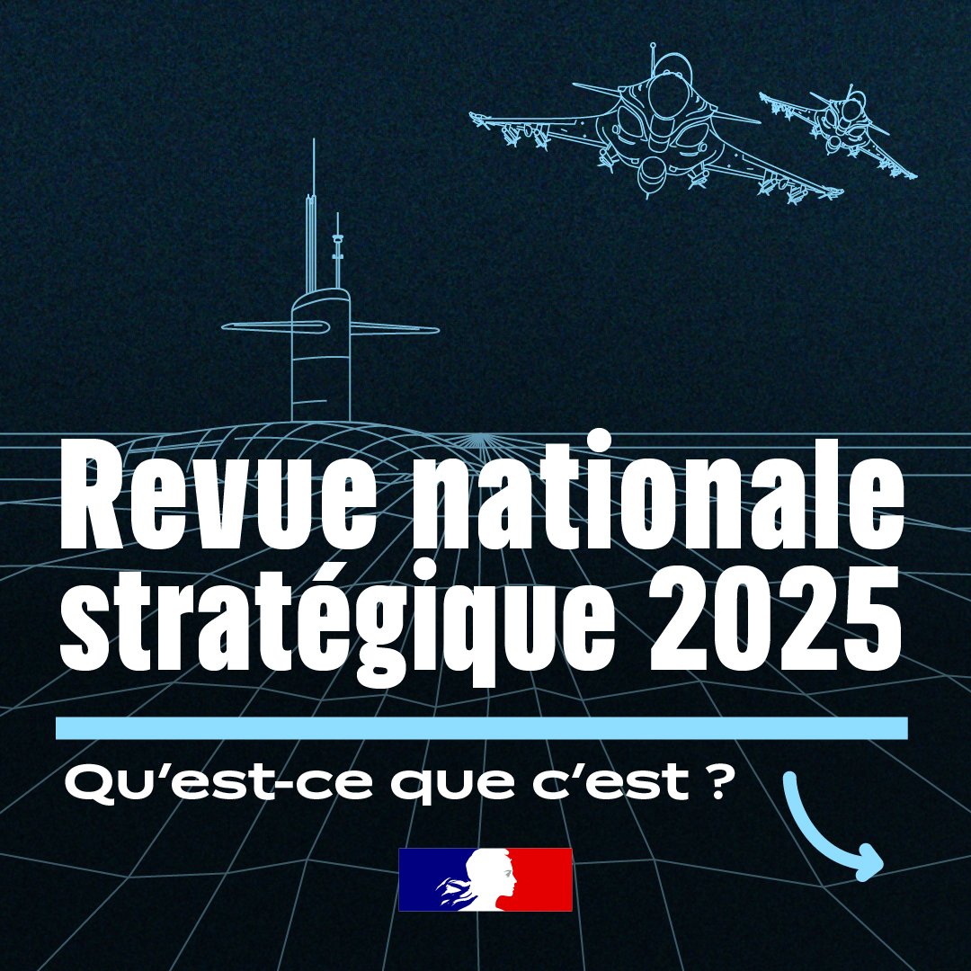 Prefecture50's tweet image. 🇫🇷 INFO DÉFENSE : Le Saviez-vous ? 🤔La Revue nationale stratégique (RNS) est un document clé 🔑 qui présente les grands axes de la défense française 🛡️ à l'horizon 2030.➡️ En savoir plus : urlr.me/WBPcZC #Défense #RNS #Stratégie #France #Sécurité